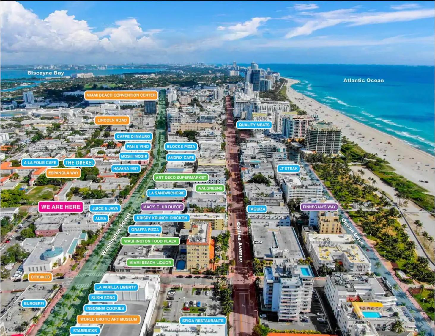 South Beach 2 Bedroom 2 Bathroom Steps To Ocean Drive Miami Beach Esterno foto